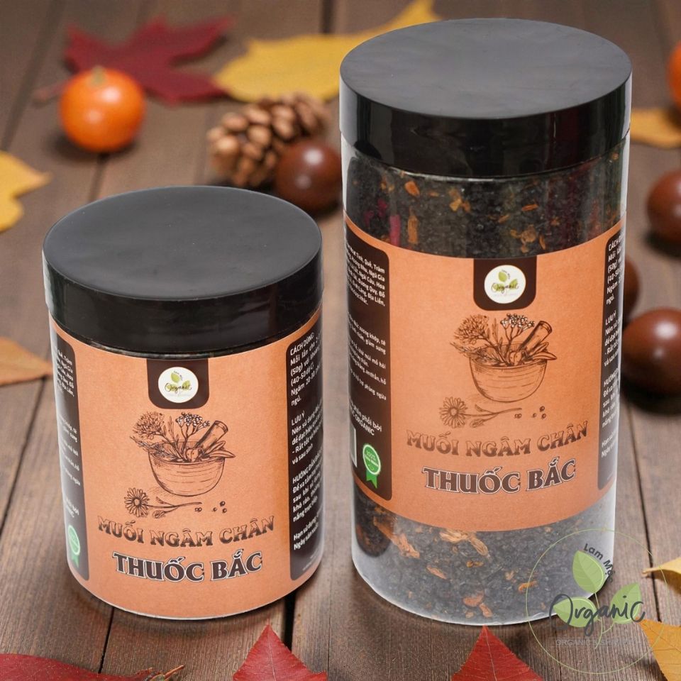 Muối Ngâm Chân Thảo Dược Thuốc Bắc Lam Mộc 500g - Detox, Thư Giãn, Giảm Đau Nhức Xương Khớp, Spa Tại Nhà