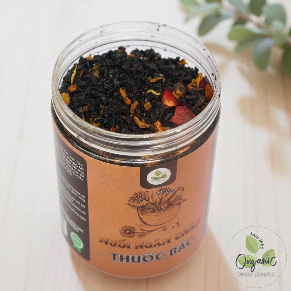Muối Ngâm Chân Thảo Dược Thuốc Bắc Lam Mộc 500g - Detox, Thư Giãn, Giảm Đau Nhức Xương Khớp, Spa Tại Nhà
