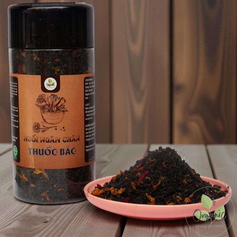 Muối Ngâm Chân Thảo Dược Thuốc Bắc Lam Mộc 500g - Detox, Thư Giãn, Giảm Đau Nhức Xương Khớp, Spa Tại Nhà