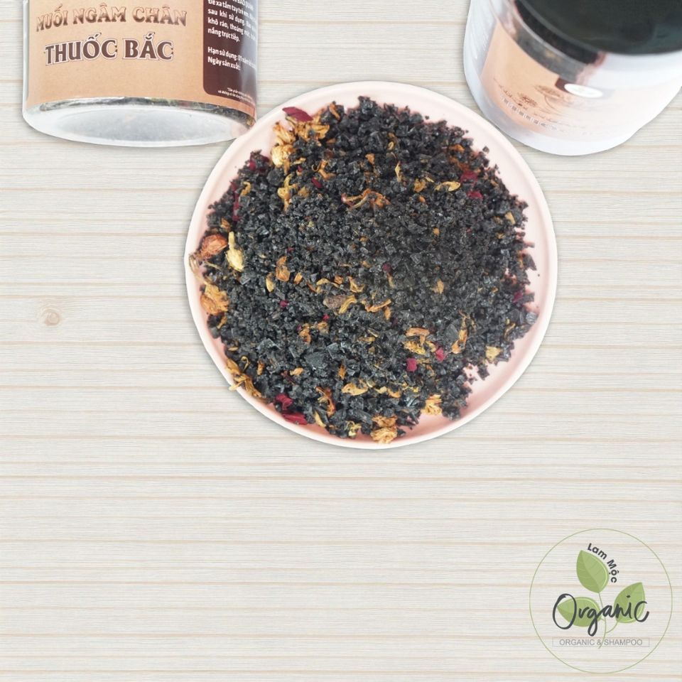 Muối Ngâm Chân Thảo Dược Thuốc Bắc Lam Mộc 500g - Detox, Thư Giãn, Giảm Đau Nhức Xương Khớp, Spa Tại Nhà