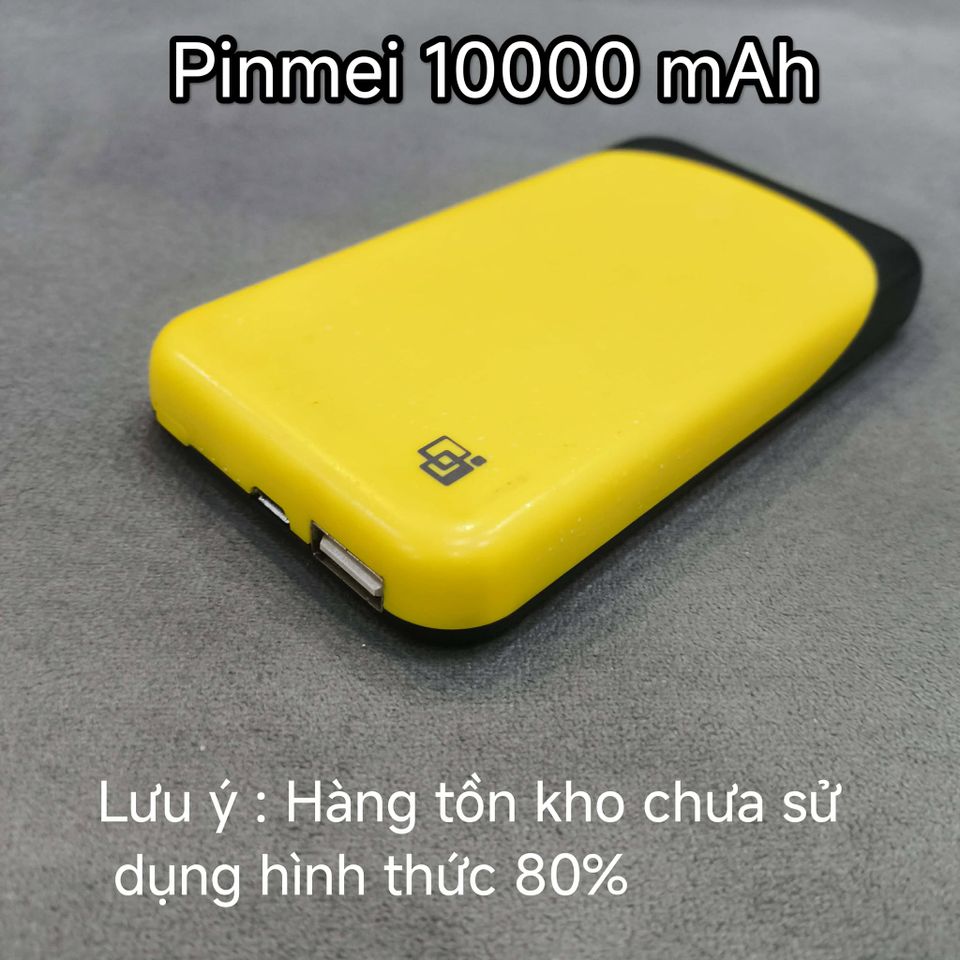 Pin Sạc Dự Phòng PINMEI 10000mAh - Thiết Kế Gọn Nhẹ, Sạc Nhanh 10W, Chống Quá Tải, Duy Trì Điện Thoại Trong Mọi Hành Trình