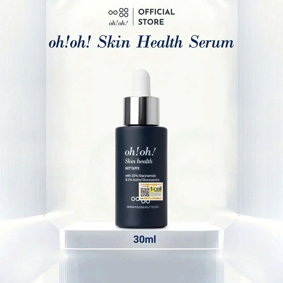 Serum Oh!Oh! 20% Niacinamide 30ml - Serum Làm Sáng Da và Thu Nhỏ Lỗ Chân Lông, Giúp Làn Da Khỏe Mạnh, Mịn Màng