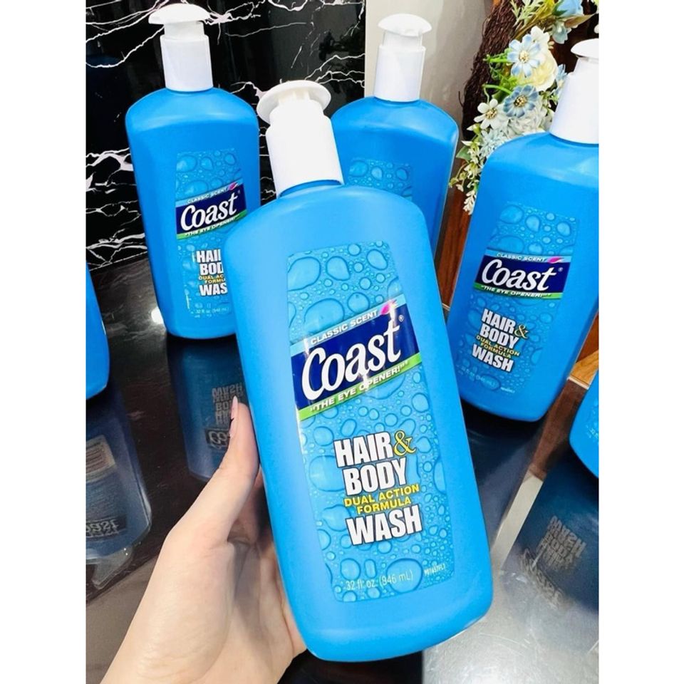 Sữa Tắm Coast Mỹ 946ml - Chính Hãng Costco Mỹ, Vòi Tiện Dụng, Chăm Sóc Cơ Thể Tốt , Giá Siêu Tốt