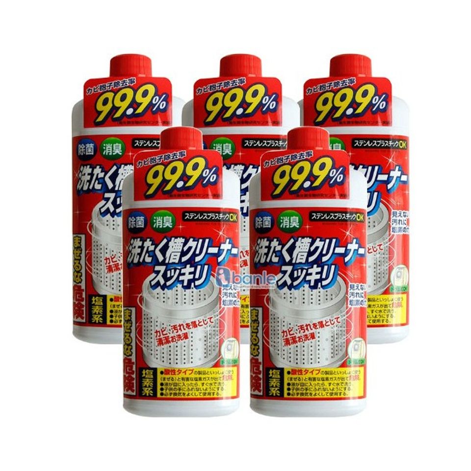 Nước Tẩy Lồng Giặt Nhật Bản 550g - Loại Bỏ 99.9% Bào Tử Mốc, Giữ Mùi Hương Dễ Chịu, Sạch Sâu Hiệu Quả