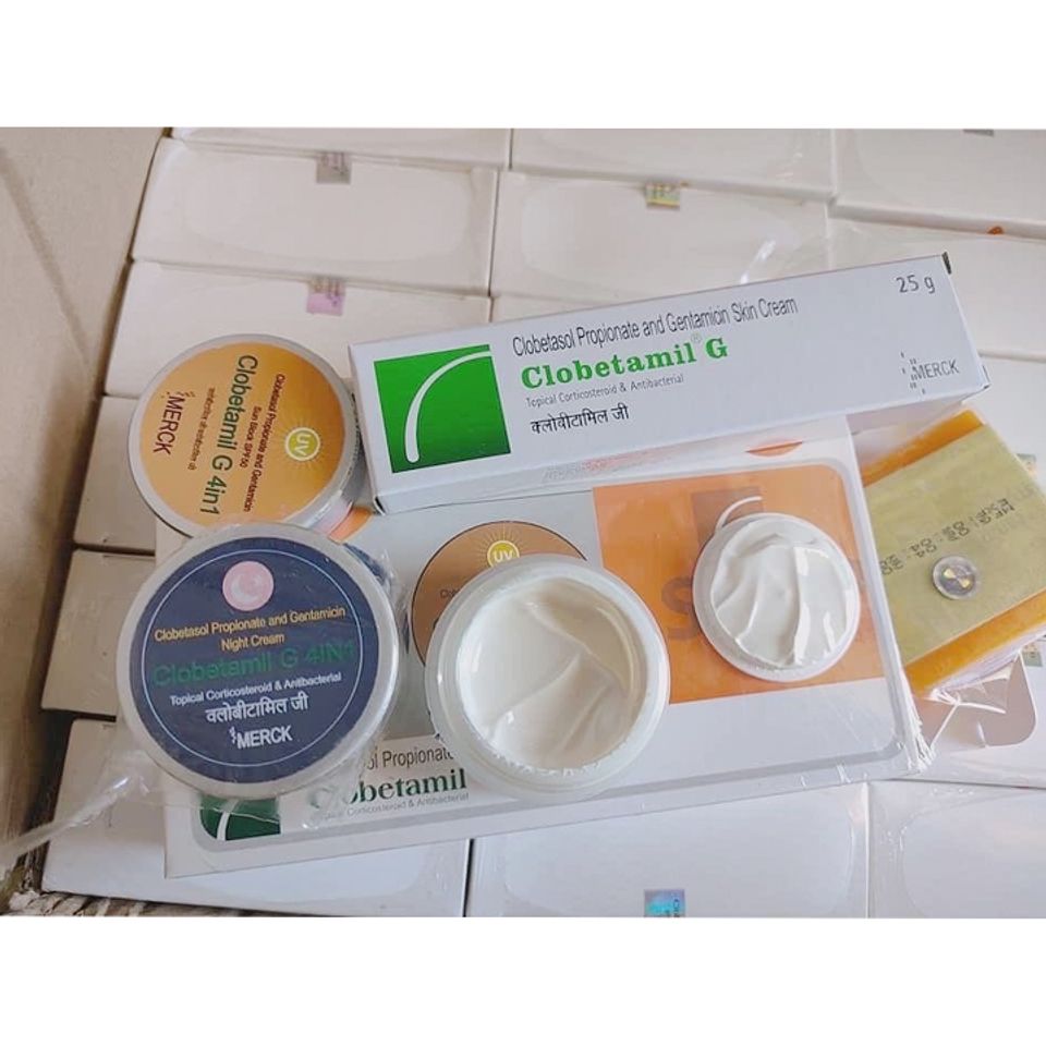Cục Xà Bông Clobetamil G - Bộ Chăm Sóc Ngừa Nám, Tàn Nhang, Mụn Lâu Năm & Dưỡng Trắng Da An Toàn, Hiệu Quả Từ Thái Lan