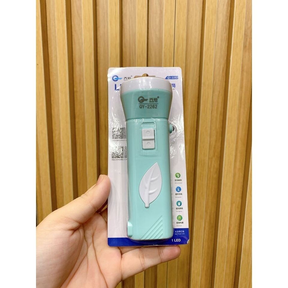 Đèn Pin Cầm Tay QIAO YU QY-2262 - Thiết Kế Nhỏ Gọn, Sạc Pin Tiện Lợi Cho Gia Đình - Đồ Dùng Thông Minh Vạn Người Yêu Thích