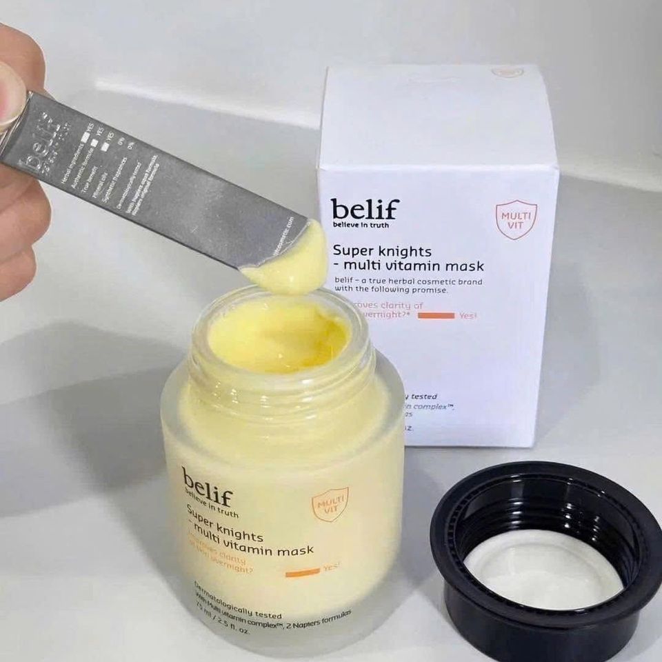 [Công ty] Mặt nạ ngủ dưỡng ẩm và phục hồi da chuyên sâu belif Multi Vitamin Mask