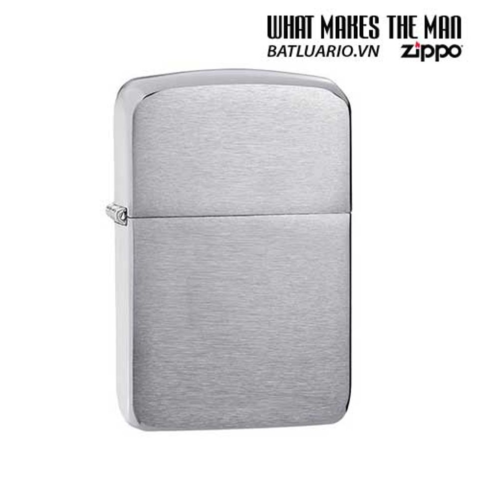 Bật Lửa Zippo 1941 Brushed Chrome - Bật Lửa Chất Lượng Cao, Quà Tặng Mỹ Thuật Cho Người Sưu Tập
