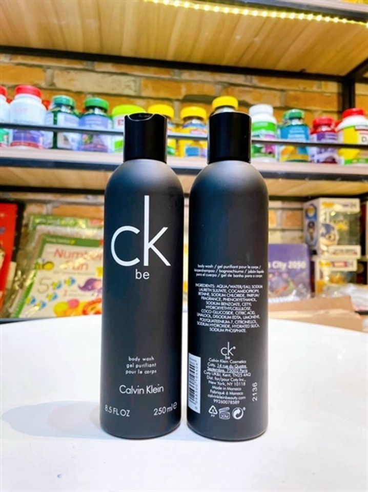 Sữa Tắm Calvin Klein CK Be Body Wash Gel 250ml - Hương Nước Hoa Unisex, Làm Sạch Thơm Mát cho Nam và Nữ