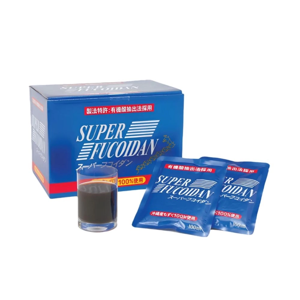 Super Fucoidan Xanh Hỗ Trợ U Bướu - Hộp 30 Gói Nước Từ Nhật Bản, Tăng Cường Sức Khỏe Tự Nhiên, Giảm Mệt Mỏi