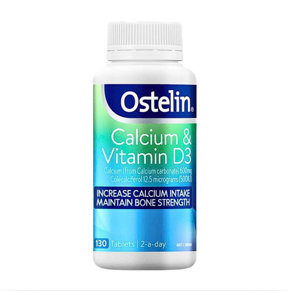 Viên uống Ostelin Calcium & Vitamin D3 130 viên - Bổ sung canxi cho phụ nữ mang thai, mẹ cho con bú, người cao tuổi và trẻ em.