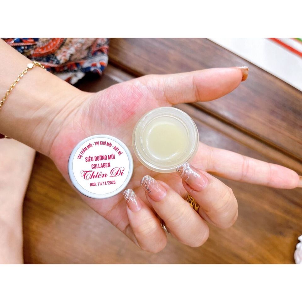 Combo Dưỡng Môi Collagen Thiên Di - Cấy Hồng Môi Tự Nhiên, Giảm Thâm, Căng Mịn, Nhập Khẩu Hàn Quốc