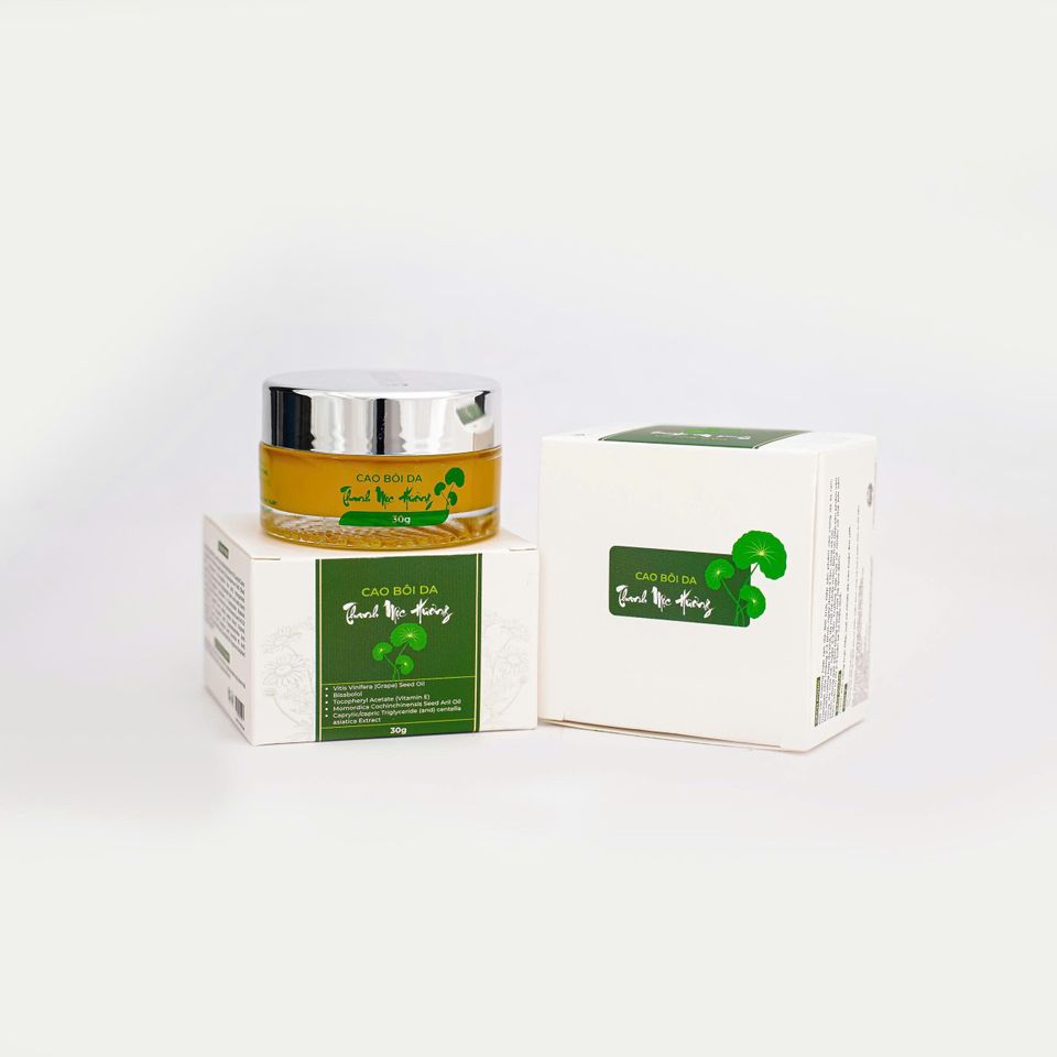 Cao Lá Thuần Mộc Thanh Mộc Hương Kem Bôi Da Thảo Dược 50g - Dưỡng ẩm, Giảm Nứt Nẻ, Hũ Thủy Tinh Chăm Sóc Da