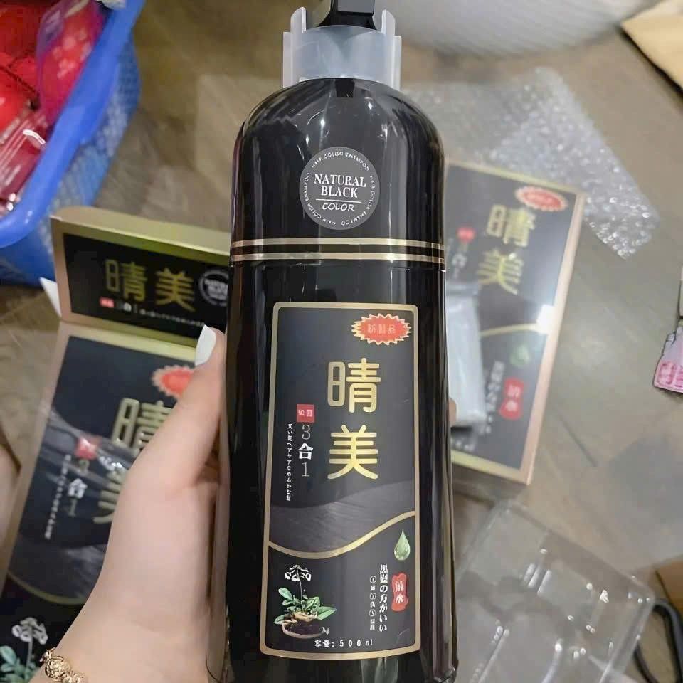 Dầu Gội Nhuộm Phủ Bạc Komi - Giải Pháp Chăm Sóc Tóc Bạc Hiệu Quả, Dưỡng Ẩm, Bóng Mượt, Hương Thơm Dễ Chịu
