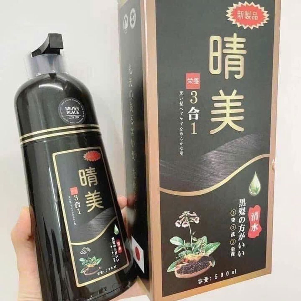 Dầu Gội Nhuộm Phủ Bạc KOMI - Giữ Màu Tóc Tự Nhiên, Dưỡng Ẩm và Bảo Vệ Tóc Khỏe Mạnh