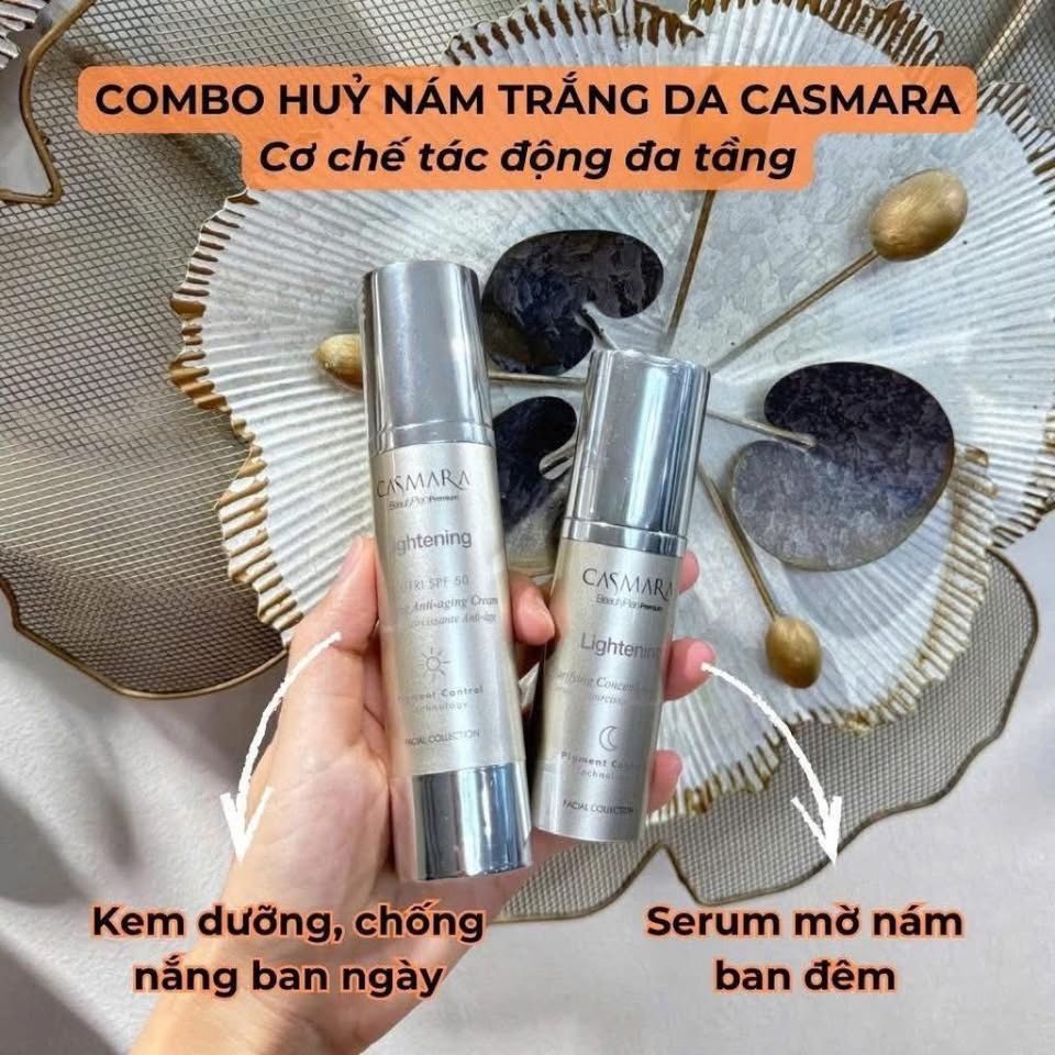 Kem Da Ban Ngày CASMARA Clarifying Anti-Aging Cream SPF50 50ML – Dưỡng Trắng Mờ Nám