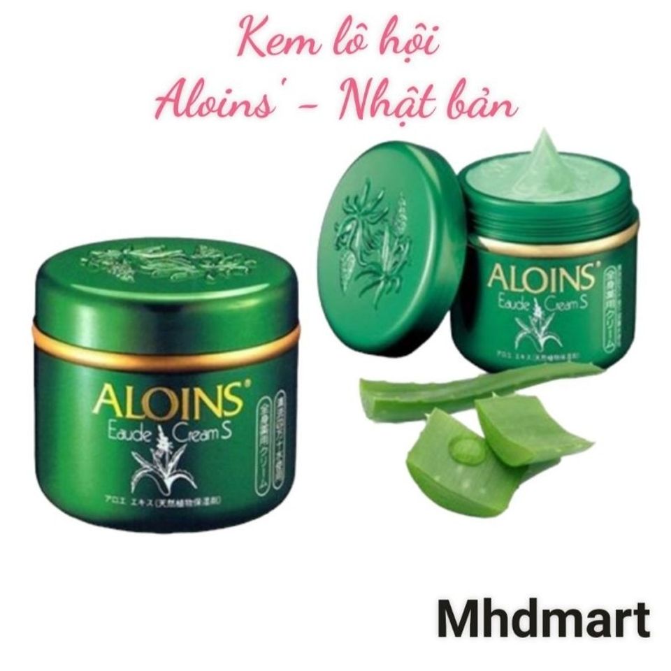 Kem Dưỡng Ẩm Lô Hội Aloins Eaude Cream S 180g - Sản Phẩm Dưỡng Da Cao Cấp Từ Nhật Bản Cho Làn Da Mịn Màng, Khỏe Đẹp, Thẩm Thấu Nhanh
