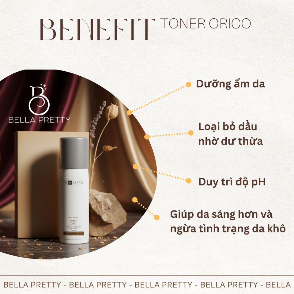 Toner Nước Hoa Hồng Orico Vxebra - Dưỡng Ẩm, Cân Bằng pH, Chiết Xuất Tự Nhiên, Sáng Da Cho Nam Nữ