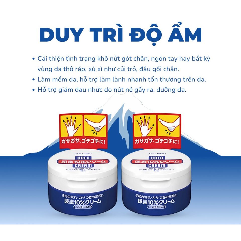 Kem Dưỡng Urea 100g - Giảm Nứt Nẻ, Dưỡng Ẩm Sâu, Làm Mềm Da Tay & Gót Chân, Phù Hợp Mọi Loại Da