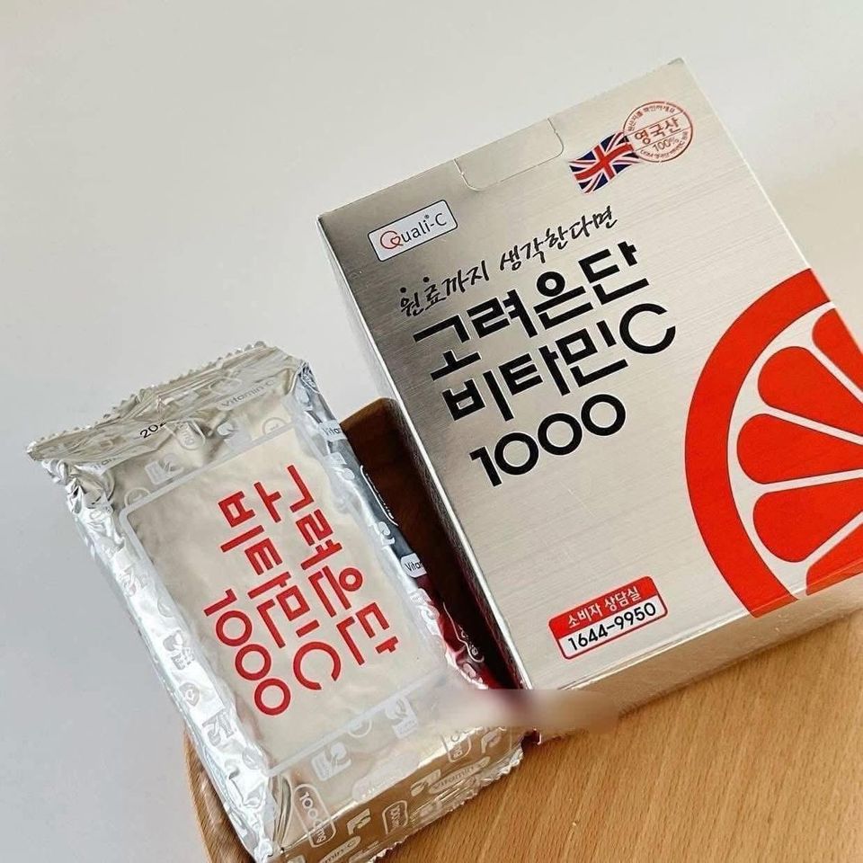 Viên uống Vitamin C 1000mg, tăng đề kháng