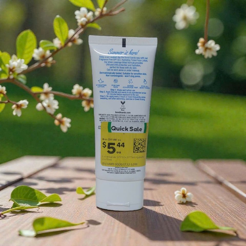 Kem chống nắng Bondi Sands SPF 50+ cho da hỗn hợp - Duy trì độ ẩm tự nhiên, không mùi, hoàn hảo cho lớp nền matte mà không bết dính