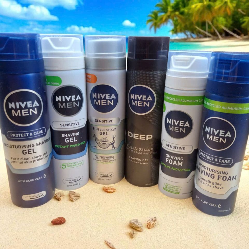 NIVEA MEN Dưỡng Sau Cạo Râu - Gel Chăm Sóc Da Nam Giới Cho Da Thường & Nhạy Cảm, Bảo Vệ & Giảm Kích Ứng Sau Khi Cạo Râu