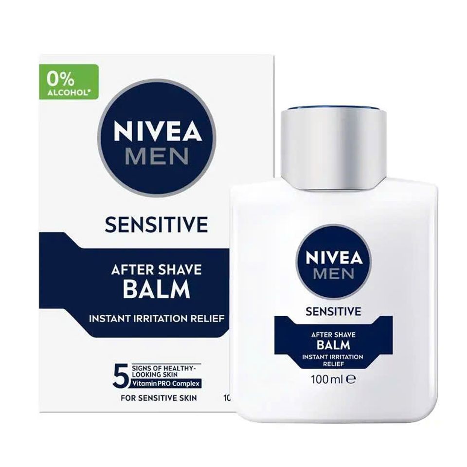 NIVEA MEN Dưỡng Sau Cạo Râu - Gel Chăm Sóc Da Nam Giới Cho Da Thường & Nhạy Cảm, Bảo Vệ & Giảm Kích Ứng Sau Khi Cạo Râu
