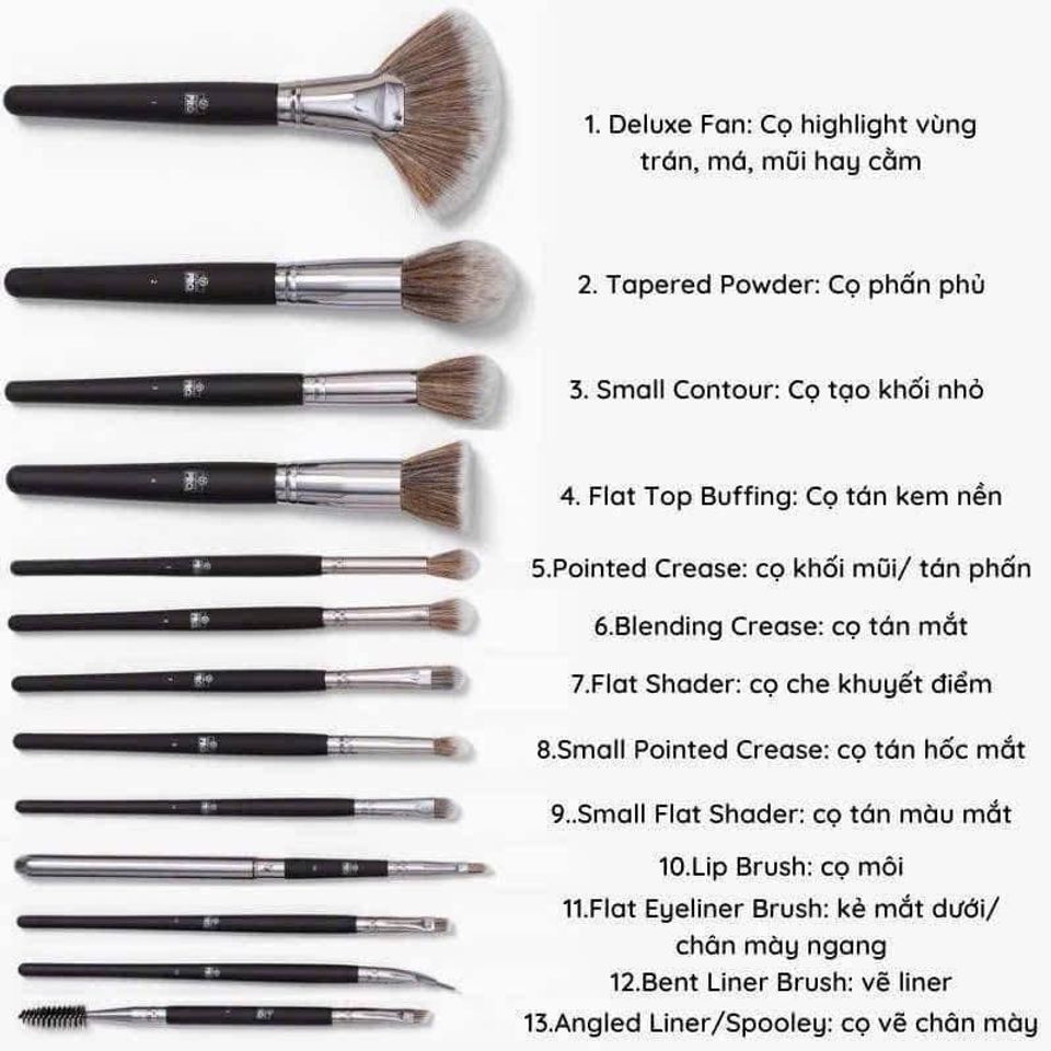 Set cọ trang điểm BH Cosmetics Studio Pro 13 cây - Bộ cọ chuyên nghiệp, đa năng cho vẻ đẹp hoàn hảo tại nhà