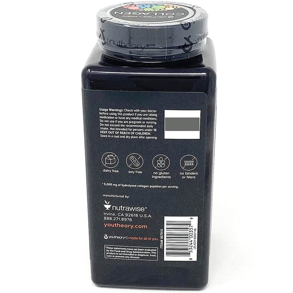Viên Collagen Youtheory Men’s 390 viên - Hỗ trợ trẻ hóa da và tóc, tăng cường sức khỏe xương khớp cho nam giới từ 18 tuổi trở lên