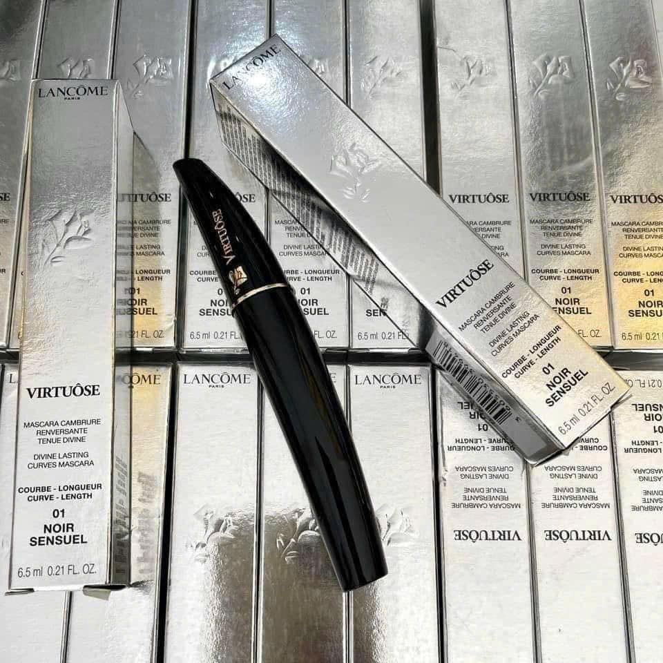 Mascara Lancôme Virtuose 01 - Mascara Dài Cong Tự Nhiên, Sang Trọng, Công Thức Nuôi Dưỡng Mi, Dễ Dàng Sử Dụng