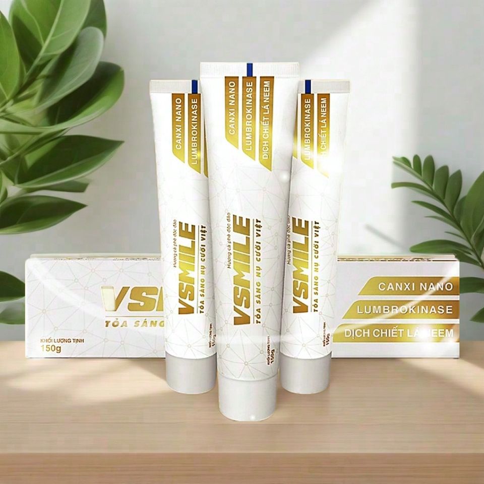 Combo Sữa Tắm Dưỡng Sáng Da & Kem Đánh Răng Vsmile Hương Hoa Hồng - Chăm Sóc Cơ Thể Toàn Diện Nam Nữ, Giảm Ê Buốt, Khử Mùi