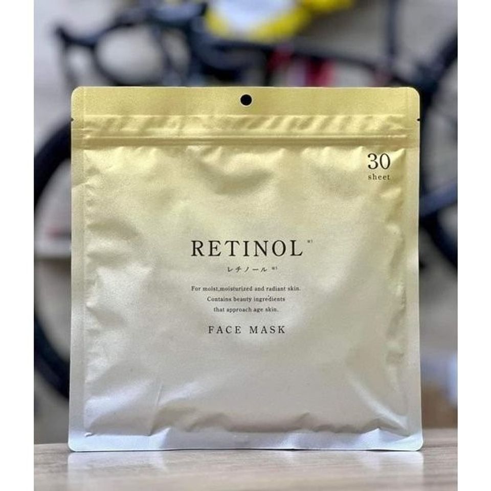 Mặt Nạ Dưỡng Da Chống Lão Hoá Retinol và Niacinamide S-Labo - Bộ 30 Miếng, Trẻ Hoá Da, Giảm Mụn Ảnh Hưởng, Xu Hướng Nhật Bản