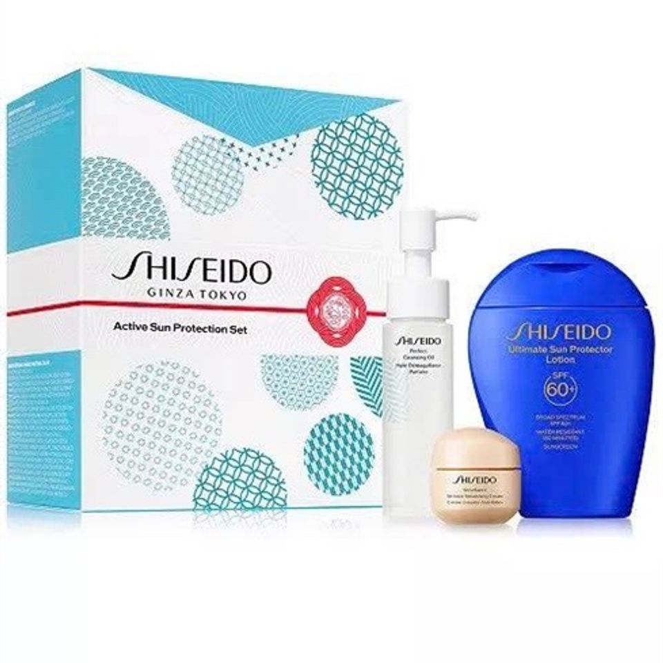 Set Chống Nắng Shiseido Ultimate Sun Protector SPF60+ - Bảo Vệ Da Toàn Diện, Chống Tia UV Hiệu Quả, Dễ Dàng Mang Theo