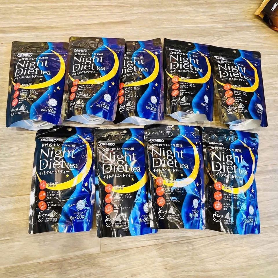 Trà Giảm Cân Orihiro Night Diet – Hỗ Trợ Ngủ Ngon, Thân Hình Quyến Rũ Từ Chiết Xuất Thiên Nhiên Nhật Bản