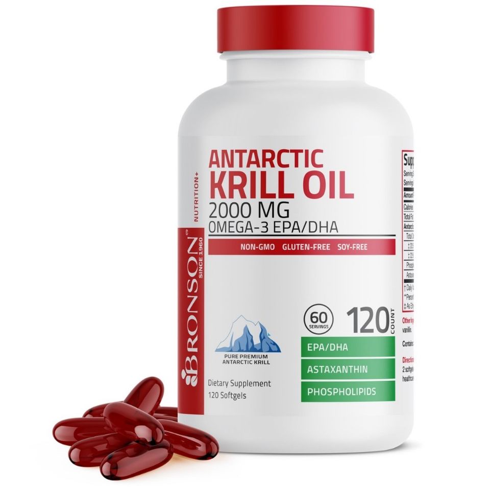 Dầu nhuyễn thể Krill Oil Omega 3 EPA DHA Hữu Cơ 2000mg - 120 Viên Bổ Mắt và Tim Mạch - Hỗ Trợ Cải Thiện Thị Lực, Ngăn Ngừa Lão Hóa