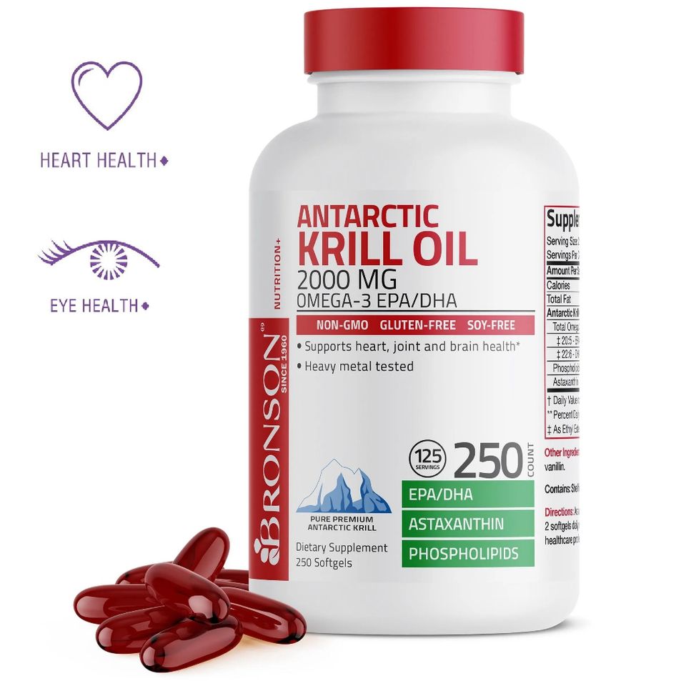 Dầu nhuyễn thể Krill Oil Omega 3 EPA DHA Hữu Cơ 2000mg - 120 Viên Bổ Mắt và Tim Mạch - Hỗ Trợ Cải Thiện Thị Lực, Ngăn Ngừa Lão Hóa