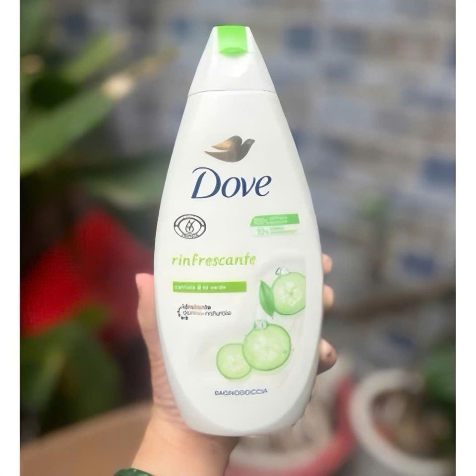 Sữa Tắm Dove Refreshing Dưa Leo & Trà Xanh 450ml - Giúp Làm Sạch, Cung Cấp Độ Ẩm, Mát Da Cho Mọi Loại Da