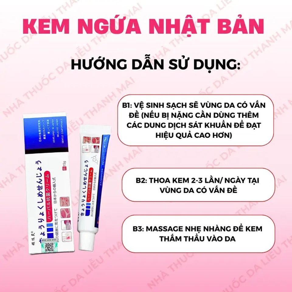 Kem Bôi Chăm Sóc Da Nhật Bản - Giảm Ngứa, Dưỡng Ẩm, Hỗ Trợ Cải Thiện Lác Đồng Tiền, Nấm Da Đầu, Á Sừng