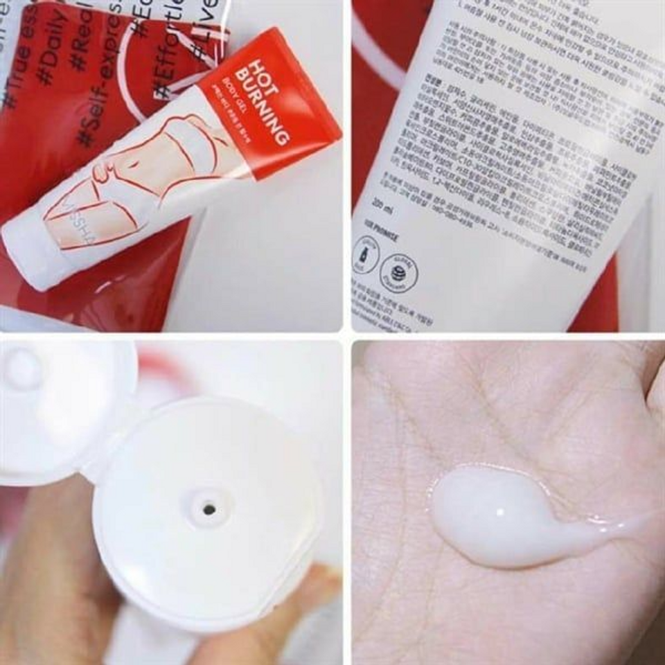 Kem Tan Mỡ Missha Hot Burning Perfect Body Gel 200ml - Hỗ Trợ Giảm Mỡ Bụng, Săn Chắc Da, Hiệu Quả Nhanh Chóng