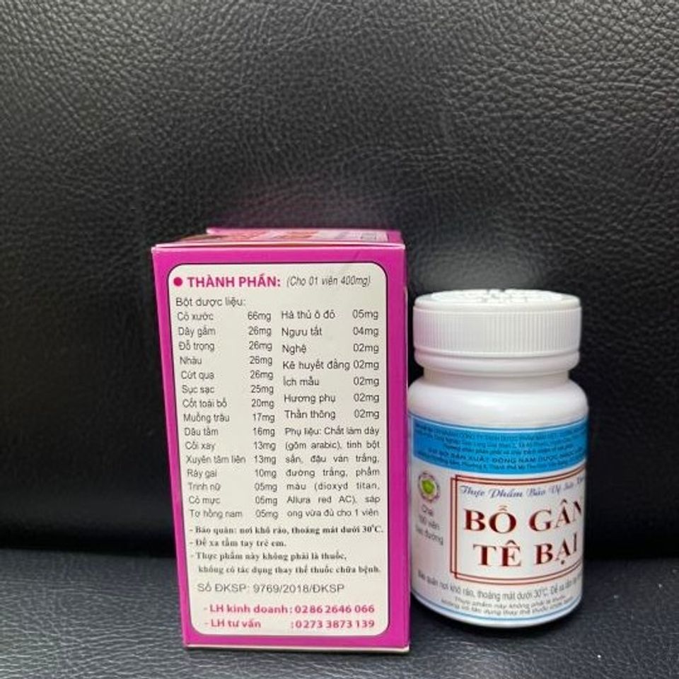 Viên uống Bổ Gân Tê Bại Ngọc Liên 100 Viên - Giải pháp hỗ trợ sức khỏe xương khớp, giảm đau nhức phong thấp hiệu quả.