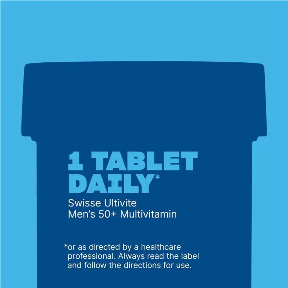 Vitamin Tổng Hợp Nam Swisse Trên 50 Tuổi - Multivitamin 60 Viên Úc Giúp Tăng Cường Sức Khỏe Và Hệ Miễn Dịch