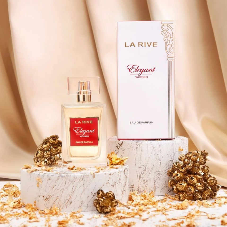 Nước Hoa Nữ La Rive Elegant Eau de Parfum 90ml - Hương Hoa Cỏ Tươi Mát, Thanh Lịch, Dễ Dùng Hằng Ngày