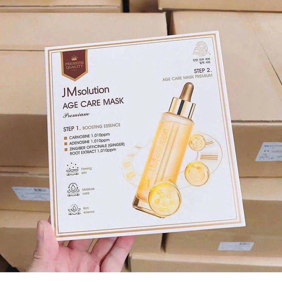 Mặt Nạ JM Solution GE Care Premium 5 Miếng - Phục Hồi Da Yếu, Cấp Ẩm Sáng Mịn - Chăm Sóc Da Hàn Quốc Chất Lượng Cao