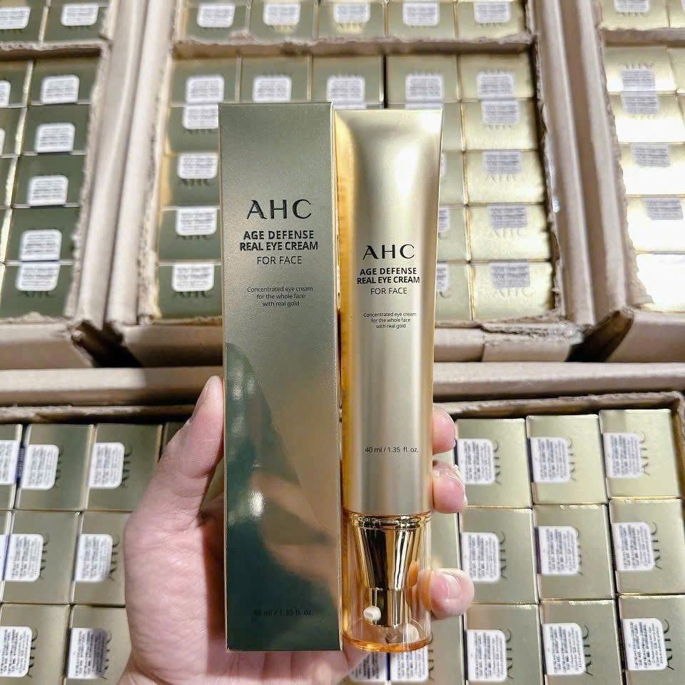 Kem Dưỡng AHC Age Defense Real Eye Cream For Face 40ml (giảm nhăn mắt, dưỡng căng da mặt)