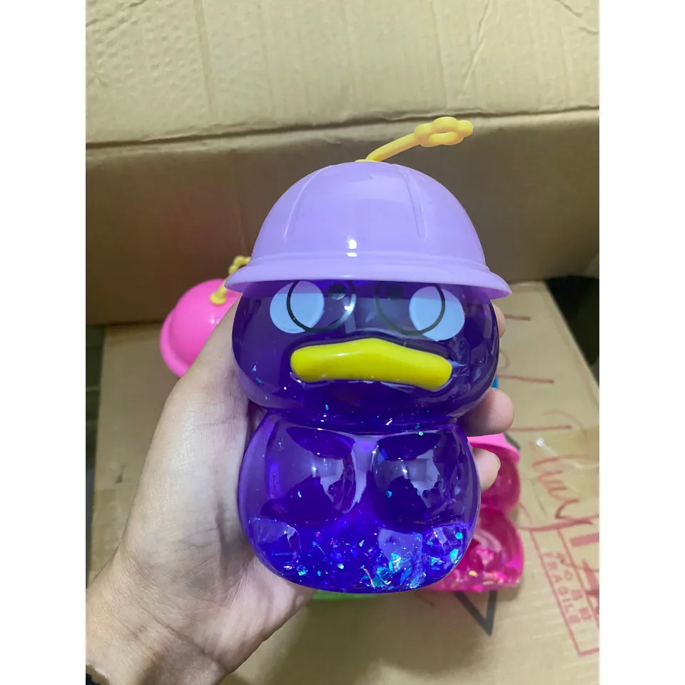Đồ Chơi Slime Chú Vịt Donald Duck Cực To Ciute Dạng Lỏng Hình Bình Sữa ...