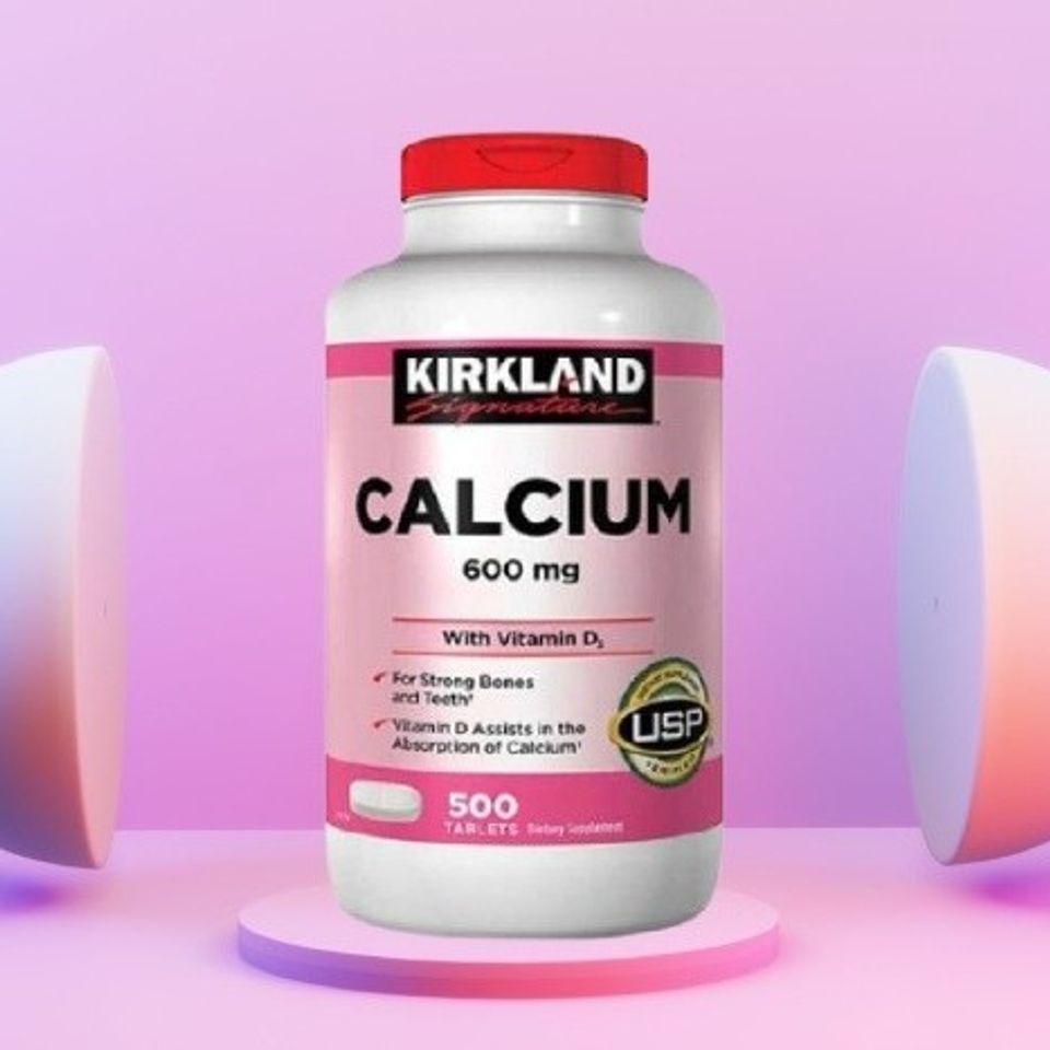 (Nhập khẩu) Viên uống bổ sung Canxi + Vitamin D3 Kirkland 500 viên - Tăng cường sức khỏe xương khớp hiệu quả, Chính hãng USA 727854
