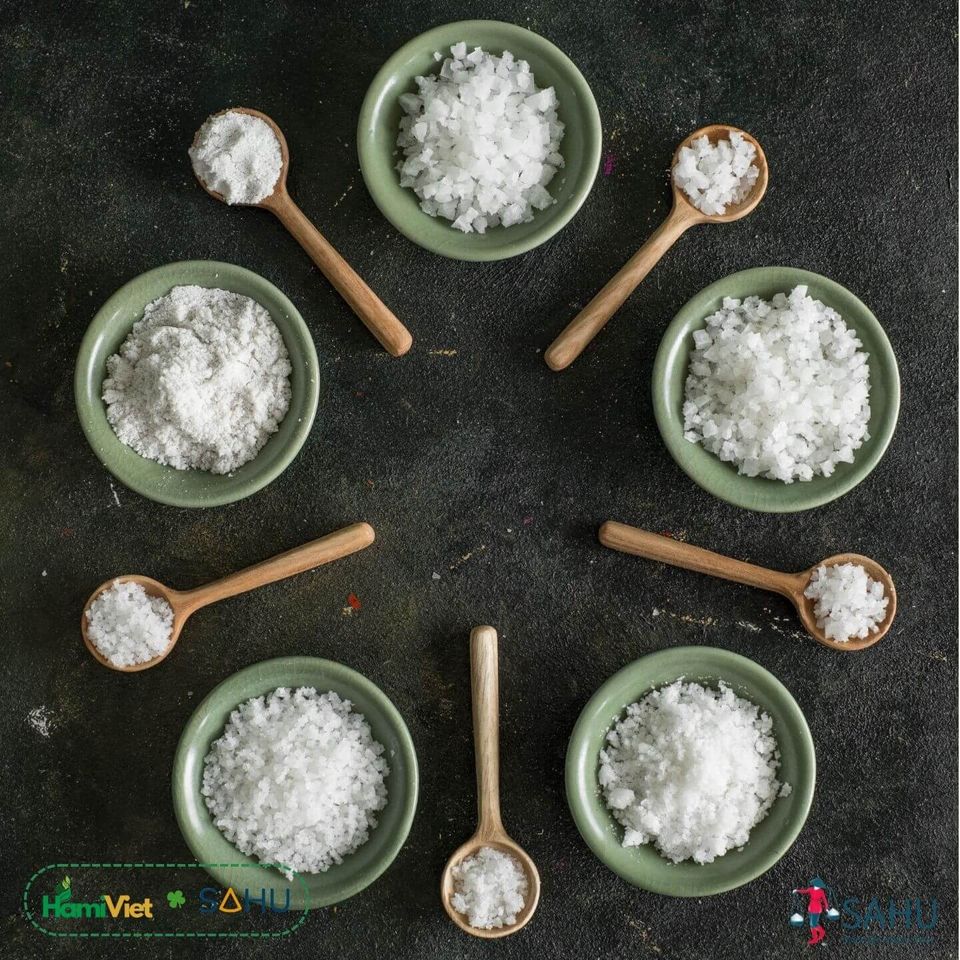 Muối Ngâm Rửa Sahu - 100% Muối Biển Tự Nhiên, Giúp Loại Bỏ Tạp Chất & Vi Khuẩn Trên Thực Phẩm Tươi Ngon & Vệ Sinh