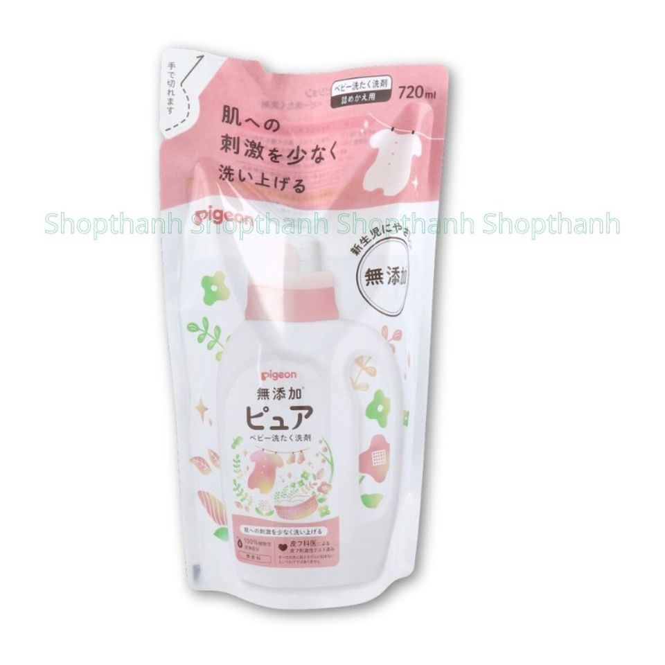 Nước Giặt Quần Áo Cho Bé Pi gon Nhật Bản - An Toàn Dịu Nhẹ, Không Gây Kích Ứng, 800ml - Lựa Chọn An Tâm Cho Trẻ Sơ Sinh