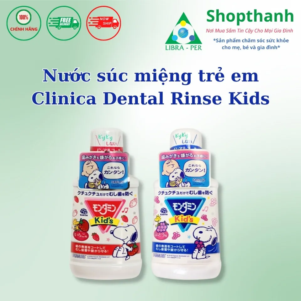 Nước Súc Miệng Trẻ Em Clinica Dental Rinse Kids 250ml - Hương Dâu ...