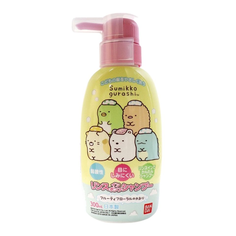 Sữa Tắm & Dầu Gội Bandai Nhật Bản Dành Cho Bé 300ml - Hương Dịu Nhẹ, An Toàn, Không Cay Mắt, Pikachu, Doraemon, Disney